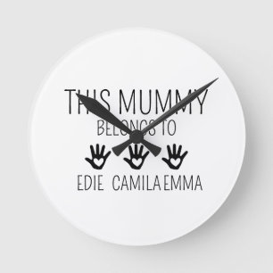 Deze mama hoort erbij, Aangepaste mama, Persoonlij Ronde Klok