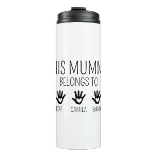Deze mama is van, op maat gemaakte mama-coz, Perso Thermosbeker