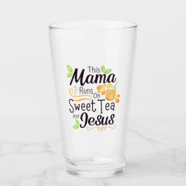 Deze mama loopt op Sweet Tea en Jezus Glas
