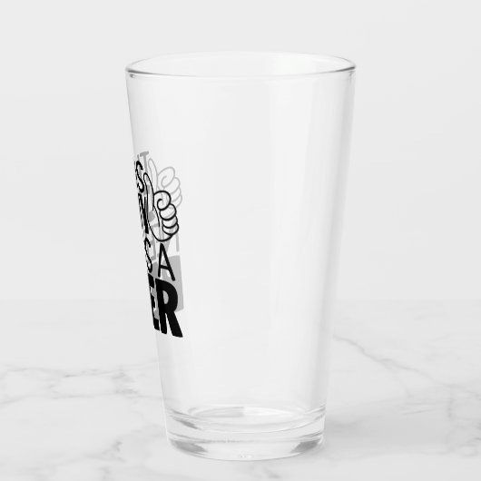 Deze man heeft bier nodig glas (Links)