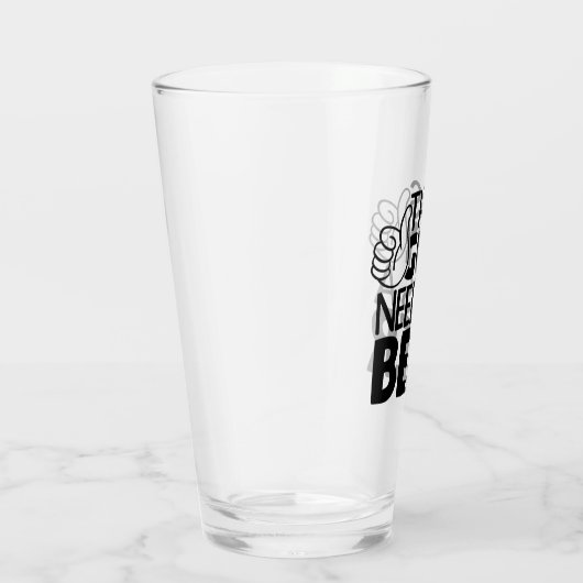 Deze man heeft bier nodig glas (Rechts)