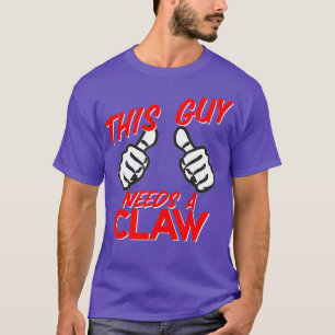 Deze man heeft een klauw alcohol hard seltzer amba t-shirt