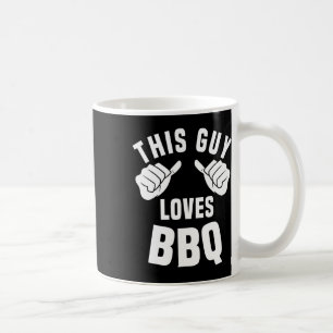 Deze Man Houdt Van Bbq Kostuum Grappige Rbecue Rok Koffiemok
