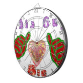 Deze man houdt van grote geschenkkunst afdrukken dartbord (Voorkant Rechts)