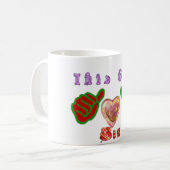 Deze man houdt van grote geschenkkunst afdrukken koffiemok (Voorkant links)