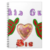 Deze man houdt van grote geschenkkunst afdrukken notitieboek (Voorkant)