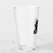 Deze man houdt van Jezus en zijn vrouw glas cup (Rechts)