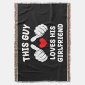 Deze man houdt van zijn Vriendin Deken (Voorkant Verticaal)