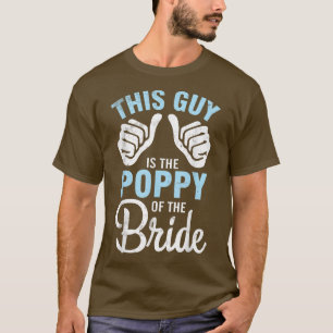 Deze man is de poppie van de Bride-groep Husband W T-shirt