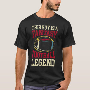 Deze man is een fantastisch Football Legend Footba T-shirt