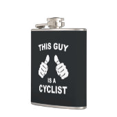 Deze man is een fietser heupfles (Links)