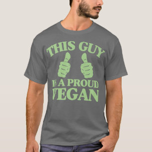 Deze man is een trots Vegan Animal Rights Activist T-shirt