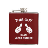 Deze man is een ultra-runner heupfles (Voorkant)
