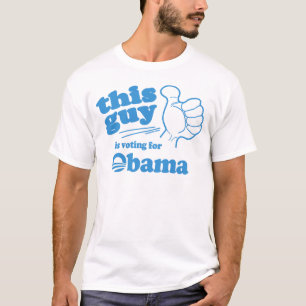 Deze man/meisje stemt voor Obama T-shirt