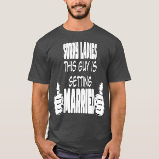Deze man wordt gehuwd grappig Joke Couple Rela T-shirt