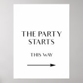 Deze manier aan het partijteken, het Teken van de Poster (Voorkant)