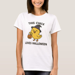 Deze meid houdt van Halloween T-shirt
