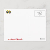 Deze meid mist je kippenthema briefkaart (Achterkant)