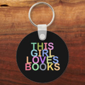 DEZE MEISJE HOUDT VAN BOEKEN SLEUTELHANGER (Achterkant)