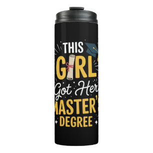 Deze Meisje Kreeg Haar Masterdiploma Afstuderen 20 Thermosbeker