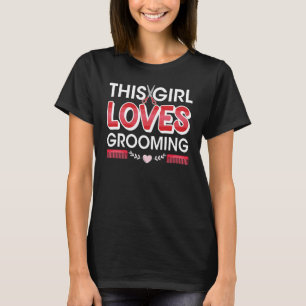 Deze meisje-liefde die kool-groomer-furoloog F T-shirt