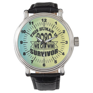 DEZE MENS IS 2020 SURVIVOR zwarte variant! Horloge
