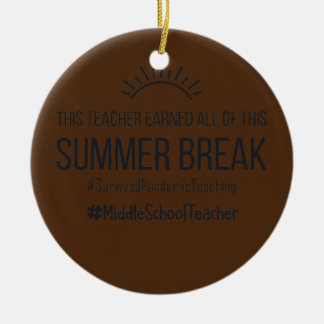 Deze middelbare schoolleraar verdiende dit alles keramisch ornament