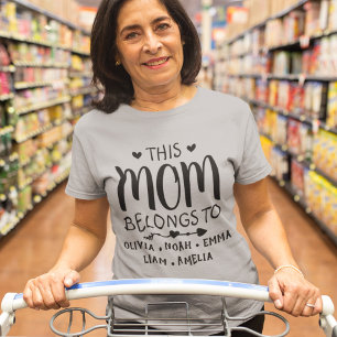Deze moeder behoort tot de Kinder namen van de dou T-shirt
