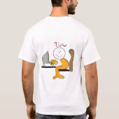 Deze moeder blogt t-shirt (Achterkant)