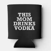 Deze moeder Drink Vodka Koelbox Blikjeskoeler (Achterkant)