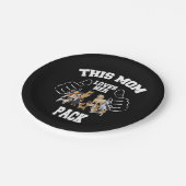 Deze Moeder Houdt Van Haar Pak Papierplaten Papieren Bordje (Gekanteld)