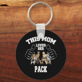 Deze moeder houdt van haar Sleutelhanger. Sleutelhanger (Voorkant)