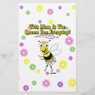 Deze moeder is de koningin van elke dag bij en blo briefpapier