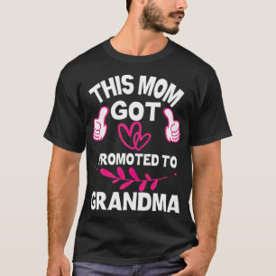 Deze moeder werd gepromoveerd naar oma paarden mos t-shirt