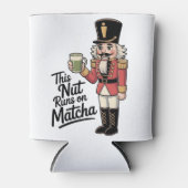 Deze moer draait op Matcha Christmas Nutcracker Blikjeskoeler (Voorkant)