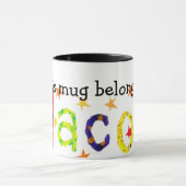 "Deze Mok behoort tot de Mok van Jacob White Ringe (Midden)