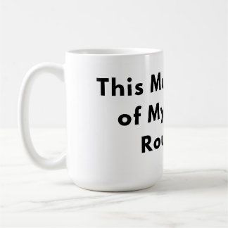 Deze mok maakt deel uit van mijn koffie routine Mi