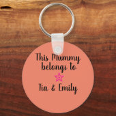 Deze mummie hoort bij... sleutelhanger (Voorkant)