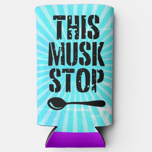 Deze Musk Stop Stencil | Liberal Spoon Meme (Voorkant)