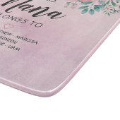 Deze Nana behoort tot de roze Floral-Waterverf Snijplank (Hoek)