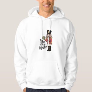 Deze noot loopt op Matcha Kerstman Notenkraker Hoodie