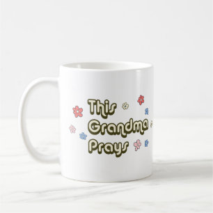 Deze oma bidt Groovy Koffiemok