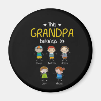 Deze opa behoort tot een Schattigee gepersonalisee Magneet