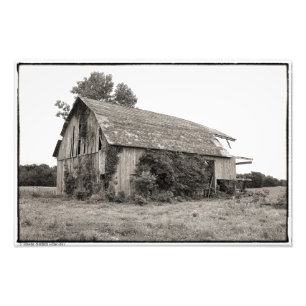 Deze oude Barn Foto Afdruk