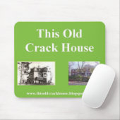 Deze oude Crack House mousepad Muismat (Met muis)