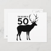 Deze oude dollar is 50 briefkaart (Voorkant / Achterkant)