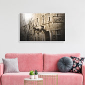 Deze oude winkel canvas afdruk (Insitu (Woonkamer))