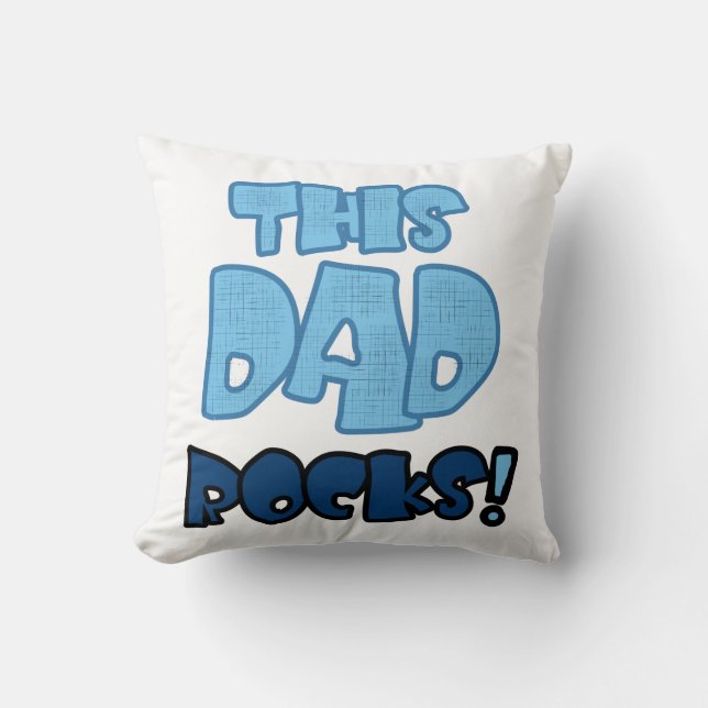 Deze pap Rocks Gifts Kussen (Voorkant)