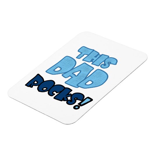 Deze pap Rocks Gifts Magneet (Linkerzijde)