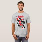Deze papa is Trini 2 de bone T-shirt (Voorkant volledig)